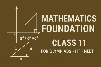 Mathematics Foundation: Class 11 For Olympiads/IIT/ NEET
