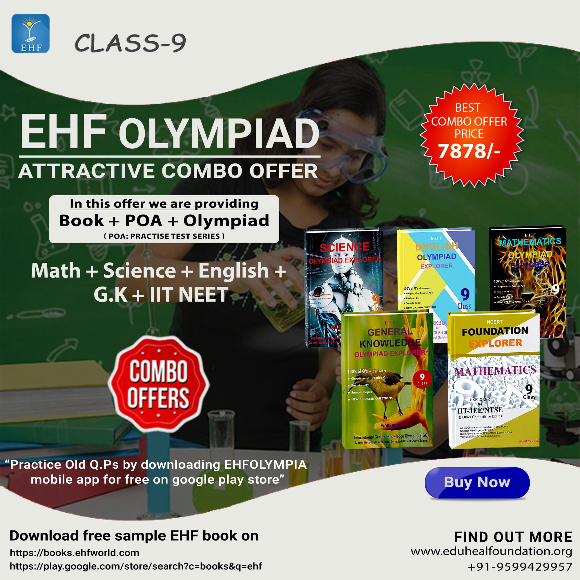 Olympiad (IEO, IGO, NINO, NIMO, NISO) | Pre OLympiad Assesment (IEO, IGO, NINO, NIMO, NISO) | Books (Math-Activity Book, English-Activity Book, Science-Activity Book, English-Work Book, Math-Work Book, Science-Work Book, Science-Activity Book, IIT NEET-Wor - C0172
