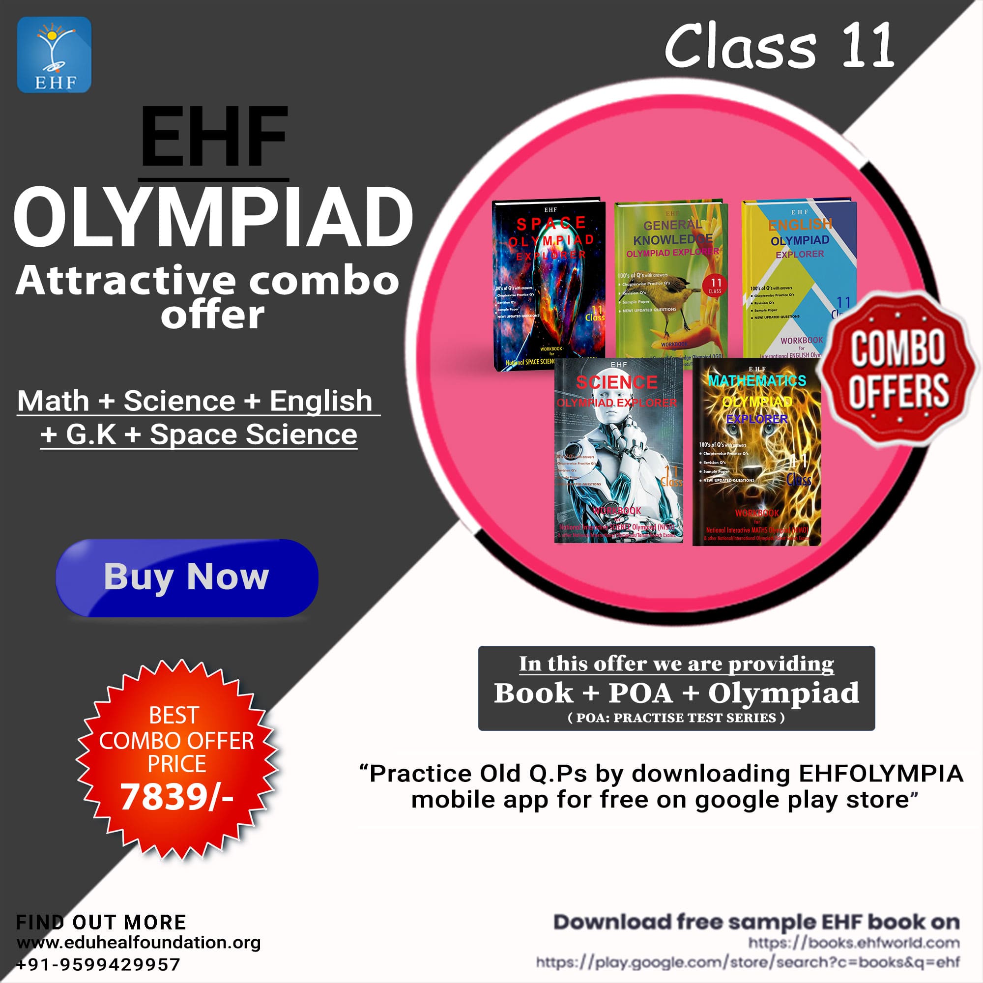 Olympiad (IEO, IGO, NIMO, NISO, NSSO) | Pre OLympiad Assesment (IEO, IGO, NIMO, NISO, NSSO) | Books (Space Science-Work Book, Space Science-Activity Book, English-Activity Book, Science-Activity Book, Math-Work Book, Science-Work Book, IIT NEET-Work Book, - C0189