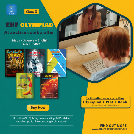 Olympiad (ICO, IEO, IGO, NIMO, NISO) | Pre OLympiad Assesment (ICO, IEO, IGO, NIMO, NISO) | Books (Math-Activity Book, English-Activity Book, Science-Activity Book, Cyber-Activity Book, English-Work Book, Science-Work Book, Math-Work Book, Cyber-Work Book, - C0120