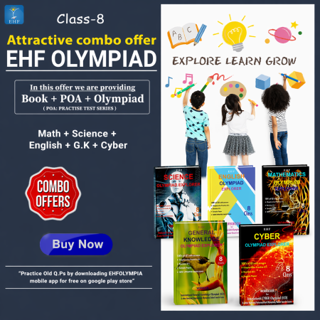 Olympiad (ICO, IEO, IGO, NIMO, NISO) | Pre OLympiad Assesment (ICO, IEO, IGO, NIMO, NISO) | Books (Math-Activity Book, English-Activity Book, Science-Activity Book, Cyber-Activity Book, English-Work Book, Science-Work Book, Math-Work Book, Cyber-Work Book, - C0165